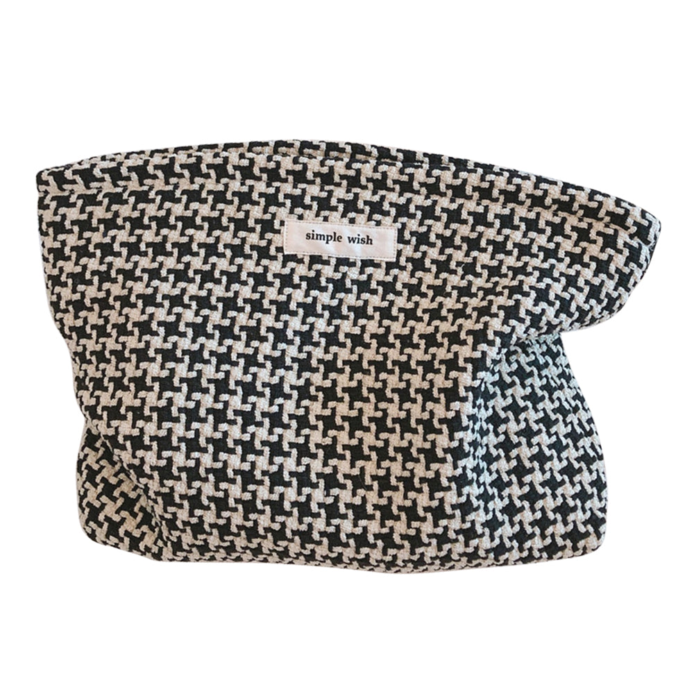 456 Flower Grid Pattern Vintage Canvas Cosmetic Bag Toiletry Container Storage Bag Pouch 456 Flower Grid Pattern Vintage Canvas Cosmetic Bag Toiletry Container Storage Bag Pouch